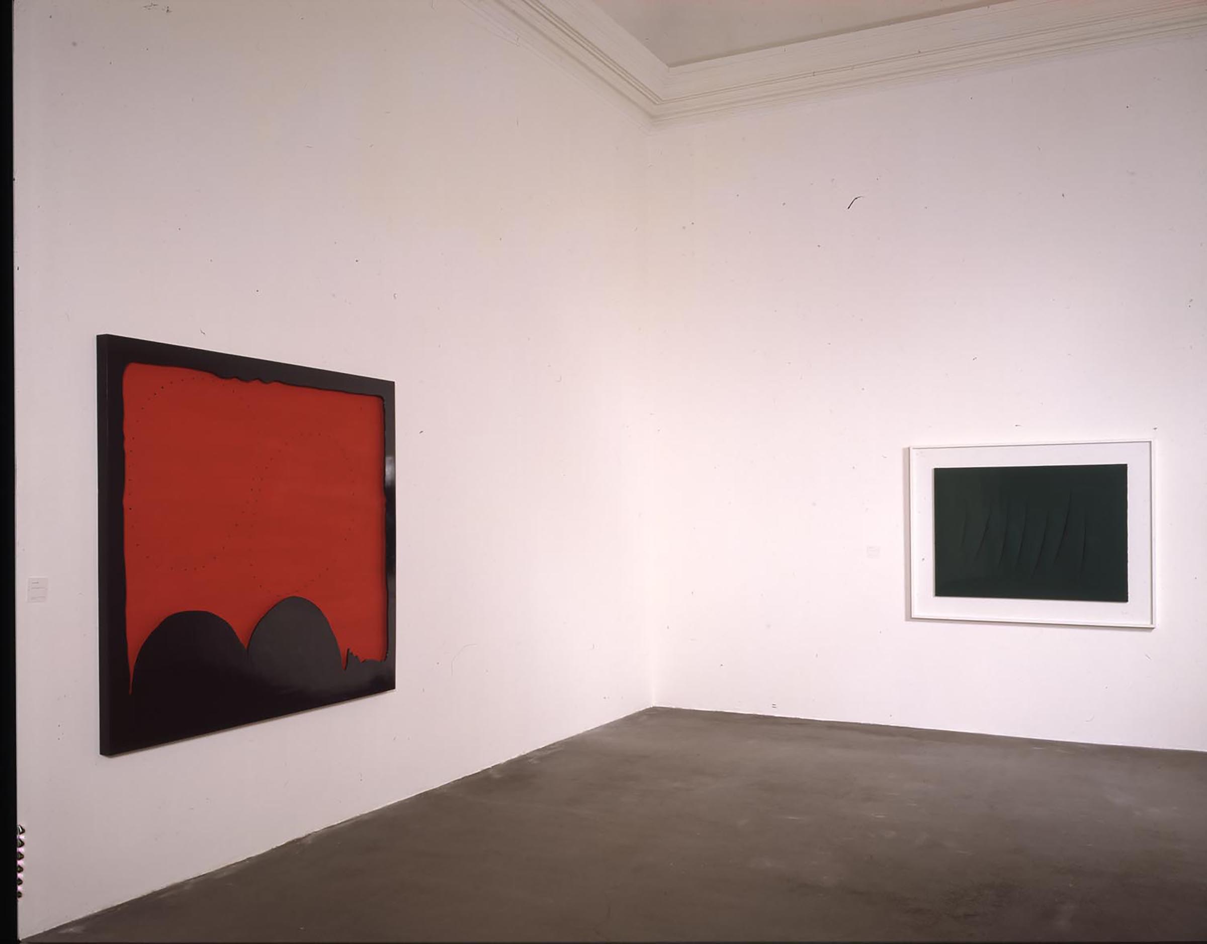 Lucio Fontana, Concetto spaziale, 1965; Concetto spaziale, 1964-65